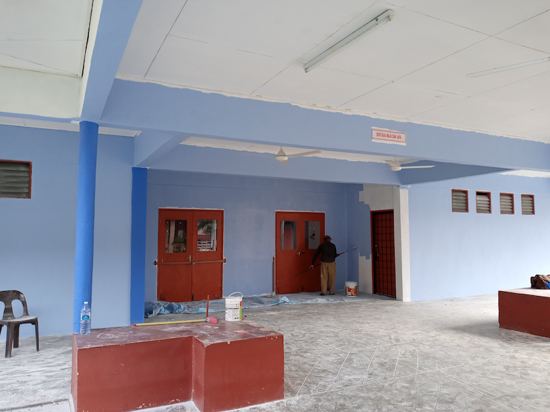 Upgrading of the school hall
